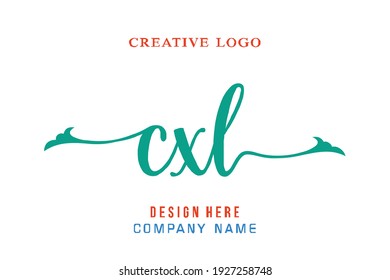 CXL lettering logo is simple, easy to understand and authoritative