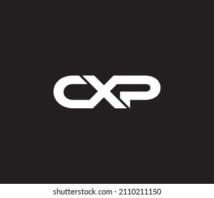 CXP Logo Design Abstract Signs Symbols Shape Rectangle Initials Letter Typhography Monogram