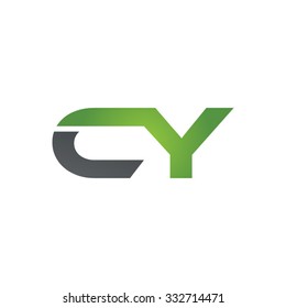 CY company linked letter logo green