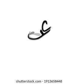 Logo de escritura a mano inicial CY para identidad