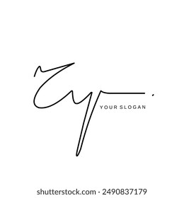 Cy Initial signature logo vector design