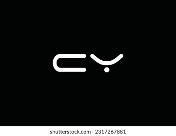 CY  Letter Initial Logo Design and  Vector logo