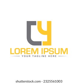 CY letter logo design creative design