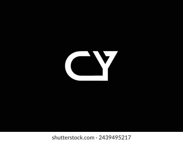 CY Letter Logo Design. Creative Modern Letters Vector Icon Logo