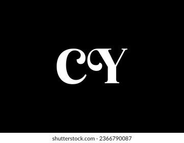 CY  letter logo design and monogram logo design