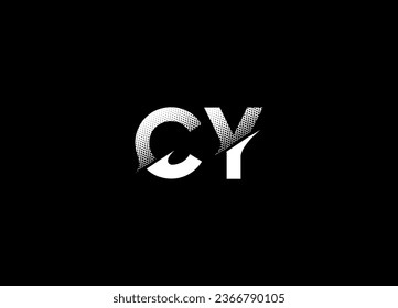 CY  letter logo design and monogram logo design