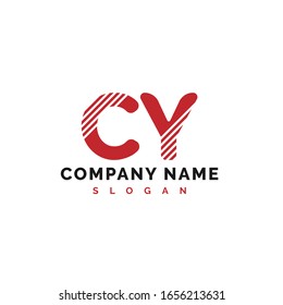 CY Letter Logo Design. CY letter logo Vector Illustration - Vector