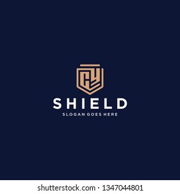 CY letter shield icon