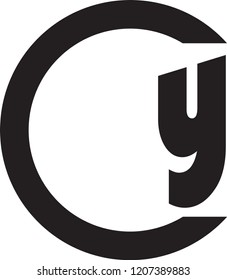 cy letter vector logo