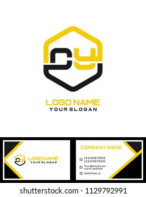 CY logo letter initial, Abstract polygonal Background Logo,