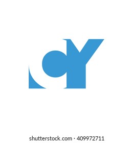 CY Logo | Vector Graphic Branding Letter Element | jpg, eps, path, web, app, art, ai | White Background