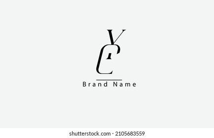 CY YC C Y abstract vector logo monogram template