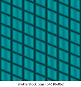 Cyan abstract background. Seamless pattern. Vector Illustration.