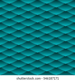 Cyan abstract background. Seamless pattern. Vector Illustration.