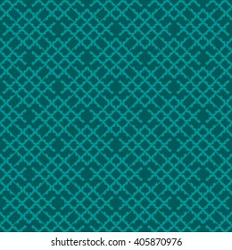 Cyan abstract background, striped textured geometric seamless pattern
