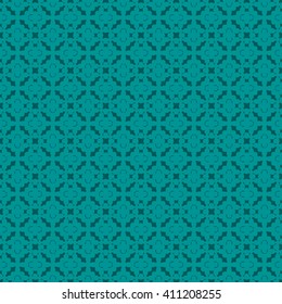 Cyan abstract background, striped textured geometric seamless pattern