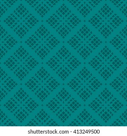Cyan abstract background, striped textured geometric seamless pattern