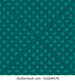 Cyan abstract background, striped textured geometric seamless pattern