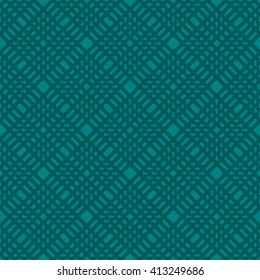 Cyan abstract background, striped textured geometric seamless pattern