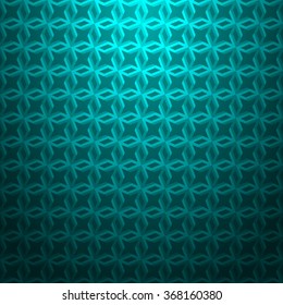 Cyan abstract striped textured geometric pattern