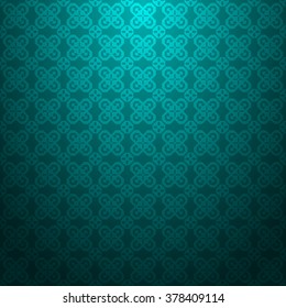 Cyan abstract striped textured geometric pattern
