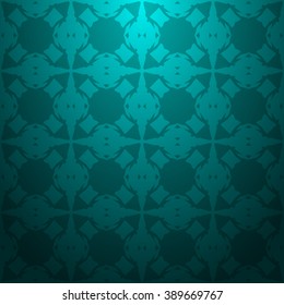 Cyan abstract striped textured geometric pattern