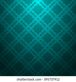 Cyan abstract striped textured geometric pattern