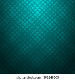 Cyan abstract striped textured geometric pattern