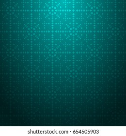 Cyan abstract striped textured geometric pattern