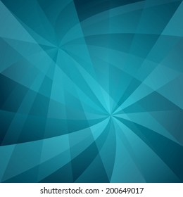 Cyan abstract twisted pattern background - vector version