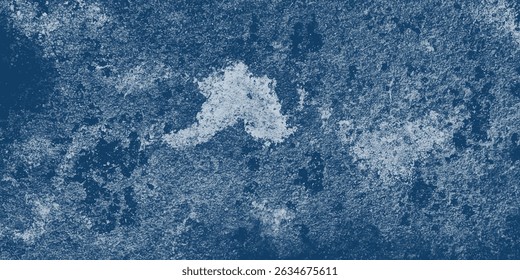 Cyan Artistic Texture with Central Weathered Patch and Subtle Contrast

