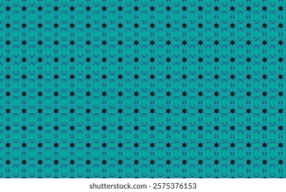 Cyan and Black Colour Sari Pattern Vector Design of Textile.Textile Pattern Design with Vector.