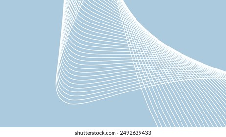 Cyan blue abstract background with curve line for backdrop or presentation