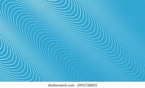 Cyan blue abstract background with curve line for backdrop or presentation