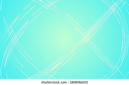 Cyan blue abstract wave background