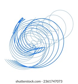 cyan blue abstract wavy colourful lines vector illustration eps