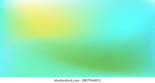 Cyan blue backdrop feat yellow green abstract color