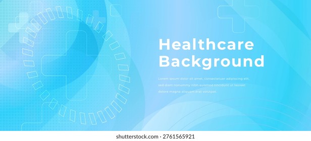 Fondo gradiente médico azul