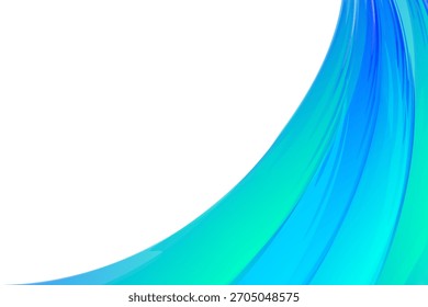 Fondo Abstractas de la onda azul cian