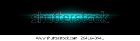 Cyan central glow. Two layered beams with soft radial light burst and blurred edges on dark background. Ideal for sci-fi, light energy, futuristic effects.