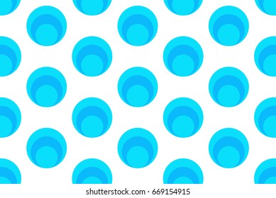 cyan circle pattern