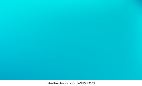Cyan colored abstract gradient mesh Background. Fresh trendy fantasy.  Magic style modern. Easy to edit fresh color vector illustration. Minimal texture. Clear banner template.