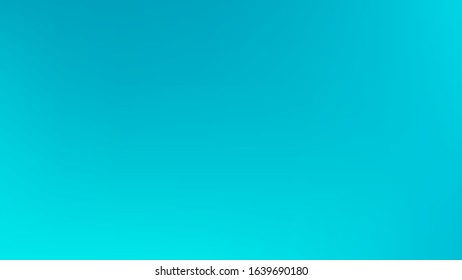 Cyan colored abstract gradient mesh Background. Ordinary texture. Clear trendy fantasy.  Recent banner template. Easy to edit clear color vector illustration. Magic style blur.