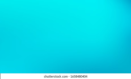Cyan colored abstract gradient mesh Background. Magic style bright. Recent trendy fantasy.  Ordinary texture. Easy to edit new color vector illustration. Clear banner template.