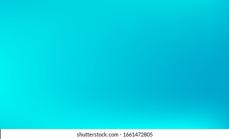 Cyan colored abstract gradient mesh Background. Breezy trendy fantasy.  Clear banner template. Elementary texture. Magic style smoot. Easy to edit recent color vector illustration.