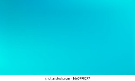 Cyan colored abstract gradient mesh Background. Pure banner template. Easy to edit clear color vector illustration. Professional texture. Magic style chilly. Recent trendy fantasy. 