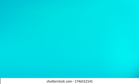 Cyan colored abstract gradient mesh Background. Usefull texture. Breezy trendy fantasy.  Magic style modern. Easy to edit crisp color vector illustration. Clean banner template.