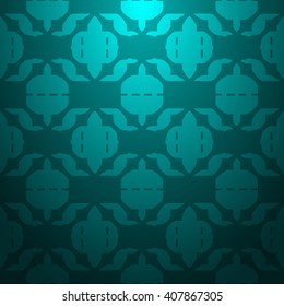 Cyan gradient colors striped textured, abstract geometric pattern background