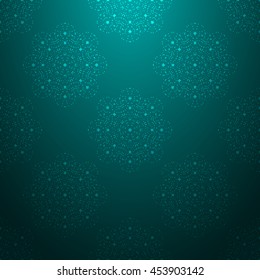 Cyan gradient colors striped textured, abstract geometric pattern background