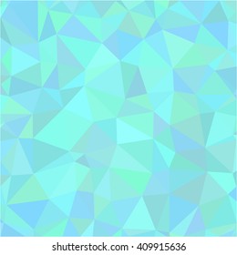 Cyan green polygon abstract background